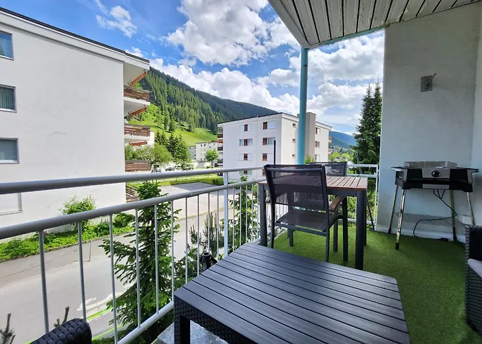 Fuer 5 Pers Neben Talstation Jakobshorn Skipiste Vollausgestattete Kueche 达沃斯